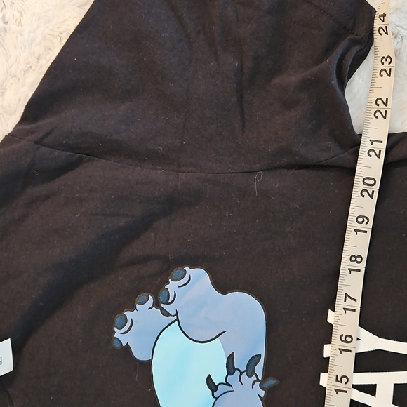 Disney Stitch black short sleeve graphic tee shirt NOT TODAY Lg.unisex Hawai'i - Picture 3 of 5